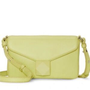 Vince Camuto Leather Crossbody Handbag Women's Lefto Celery Juice  NWT